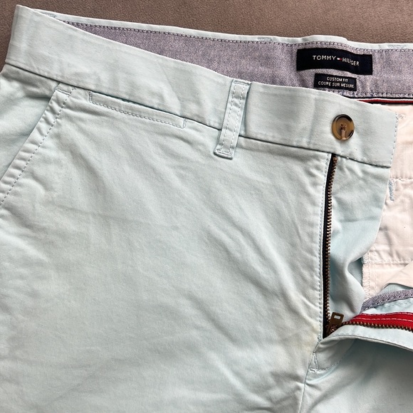 Tommy Hilfiger | Light Sky Blue Chinos | Never Worn |Like New | Size 34W x 32L | - Picture 7 of 8